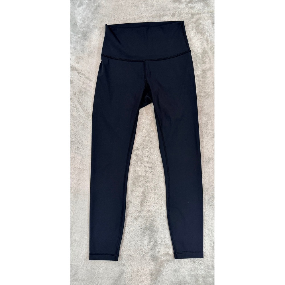 Lululemon Womens Wunder Under Hi-Rise 7/8 Tight Leggings Luxstreme Black Size 4